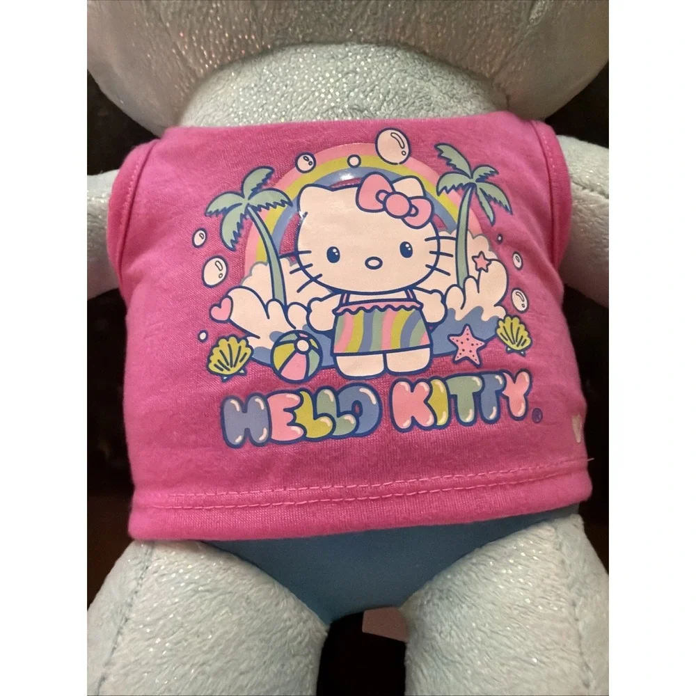 Build A Bear Sanrio Hello Kitty Summer Waves Plush Seafoam Shimmer BAB 18